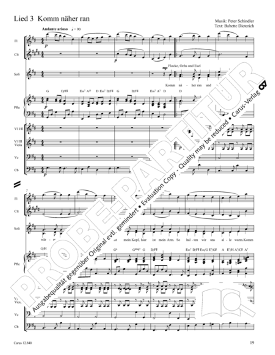 Ochs und Esel wissen mehr Orchestra scores gallery preview page 19