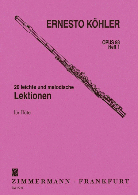20 Easy and Melodic Exercises Op. 93 Heft 1