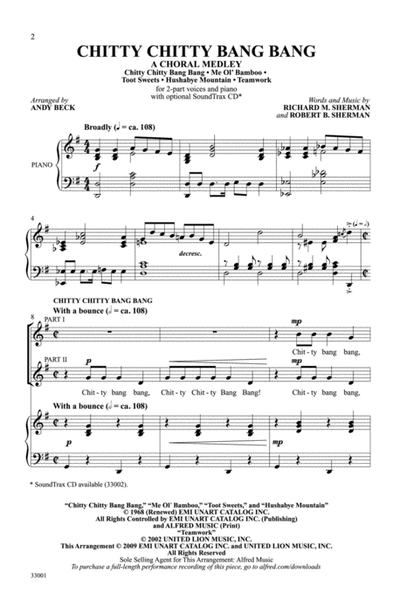 Chitty Chitty Bang Bang -- A Choral Medley image number null