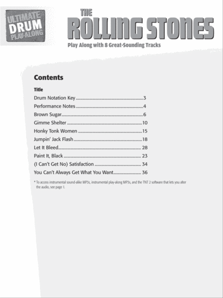 Ultimate Drum Play-Along Rolling Stones image number null