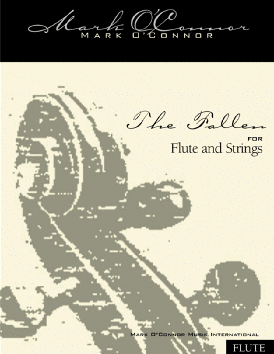The Fallen – Flute Concerto (flute part – flute and string orchestra) Chamber Orchestra scores gallery preview page 1