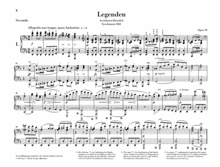 Legends Op. 59