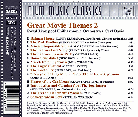 Volume 2: Great Movie Themes image number null