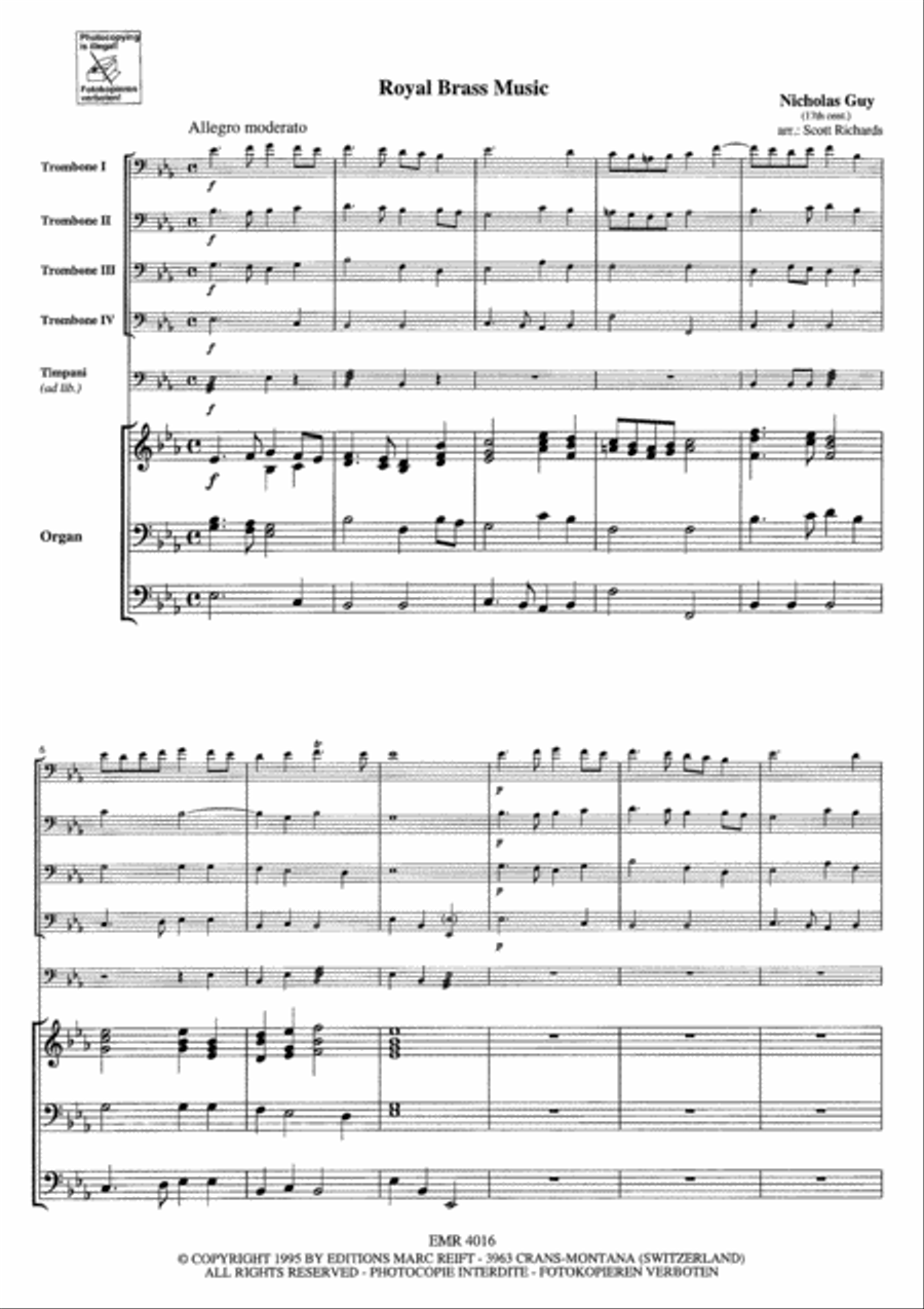 Royal Brass Music Trombone Quartet scores gallery preview page 7