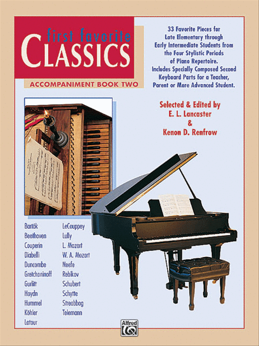 First Favorite Classics: Accompaniment, Book 2 Easy Piano scores gallery preview page 1