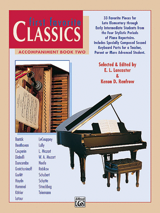 Book cover for First Favorite Classics: Accompaniment, Book 2