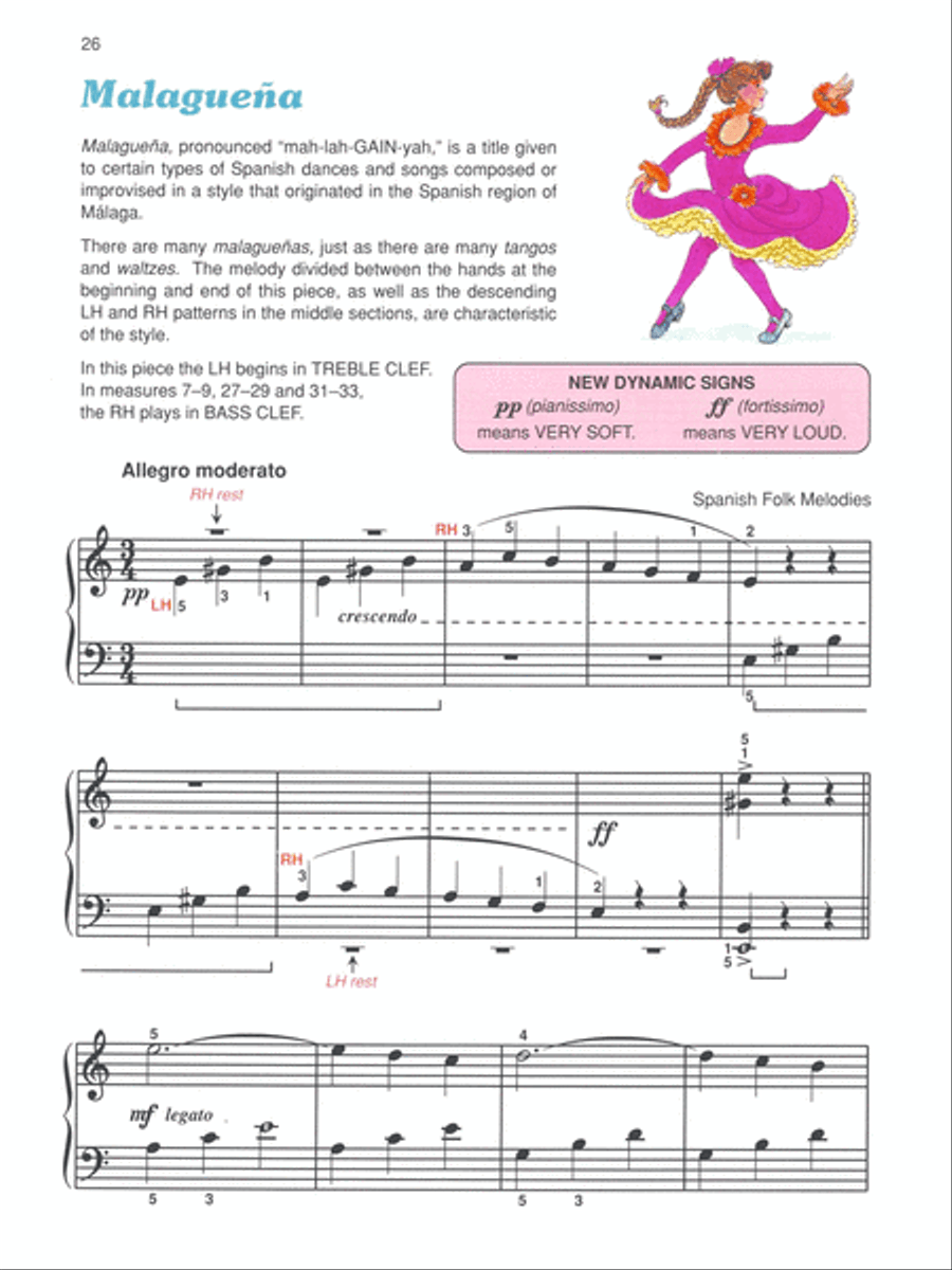 Alfred's Basic Piano Prep Course Lesson Book, Book E Piano Method scores gallery preview page 3