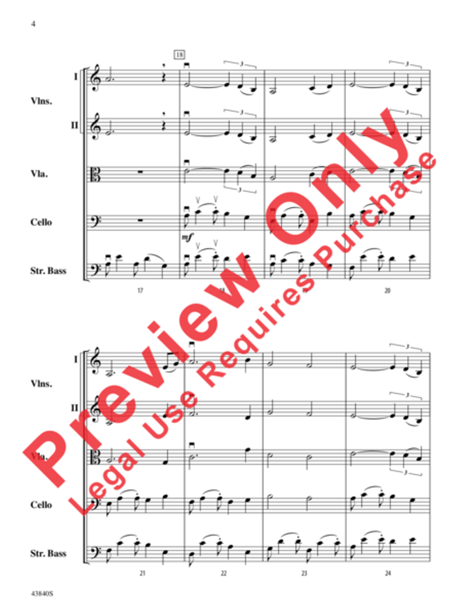 Mystère String Orchestra scores gallery preview page 5