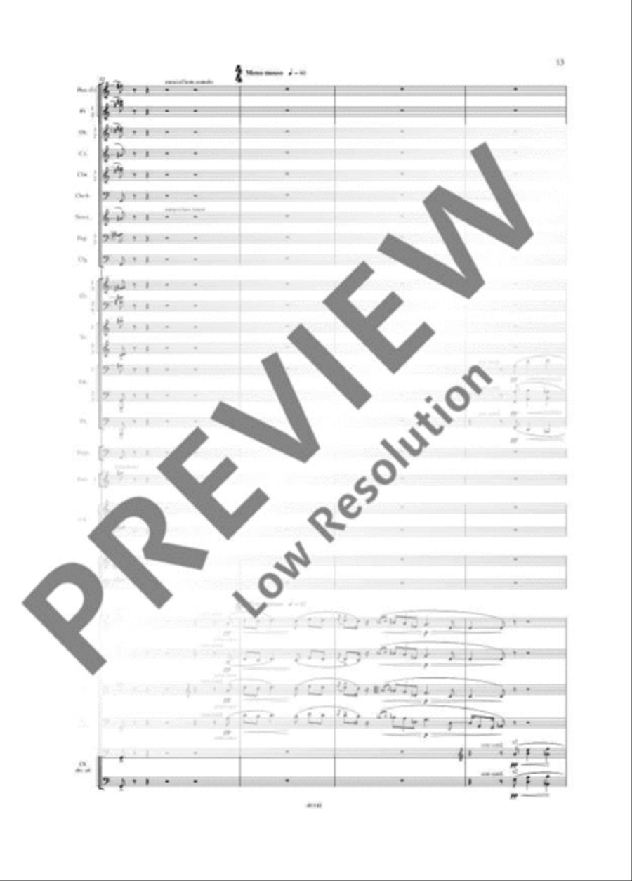 3 Pieces for Orchestra Orchestra scores gallery preview page 20