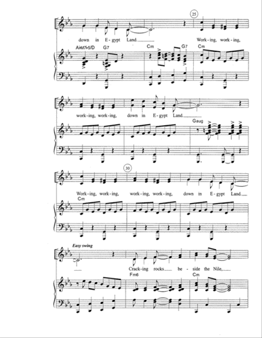 Are We There Yet Unison Choir scores gallery preview page 3