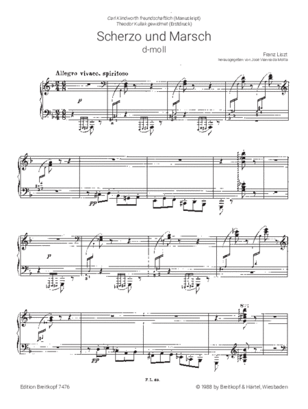 Scherzo and March in D minor