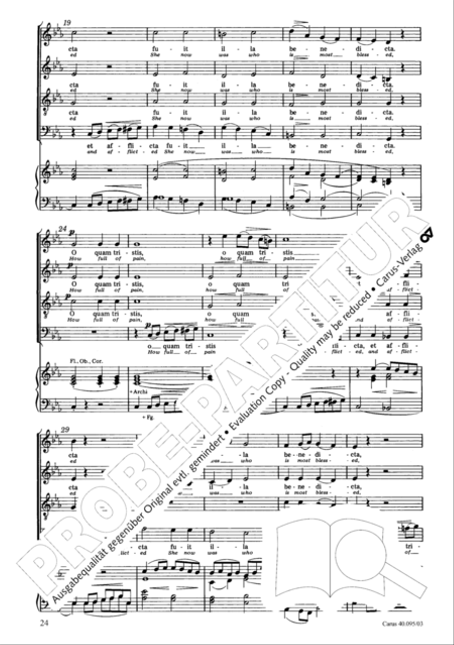 The Seven Words (Die Sieben Worte) 4-Part scores gallery preview page 25