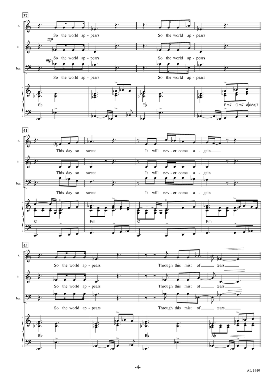 There Is A Kingdom 3-Part scores gallery preview page 4