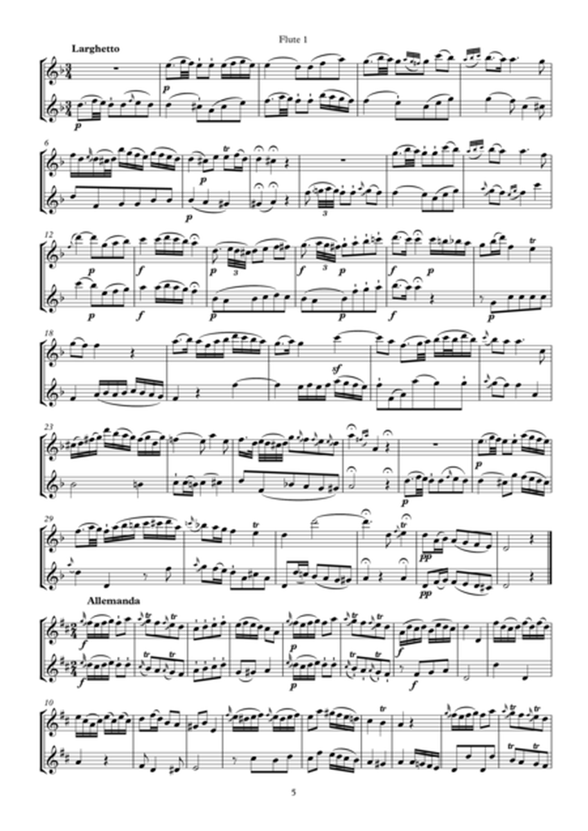 Reinhards Six Flute Duets Op. 6 Volume 2 No. 4 - 6