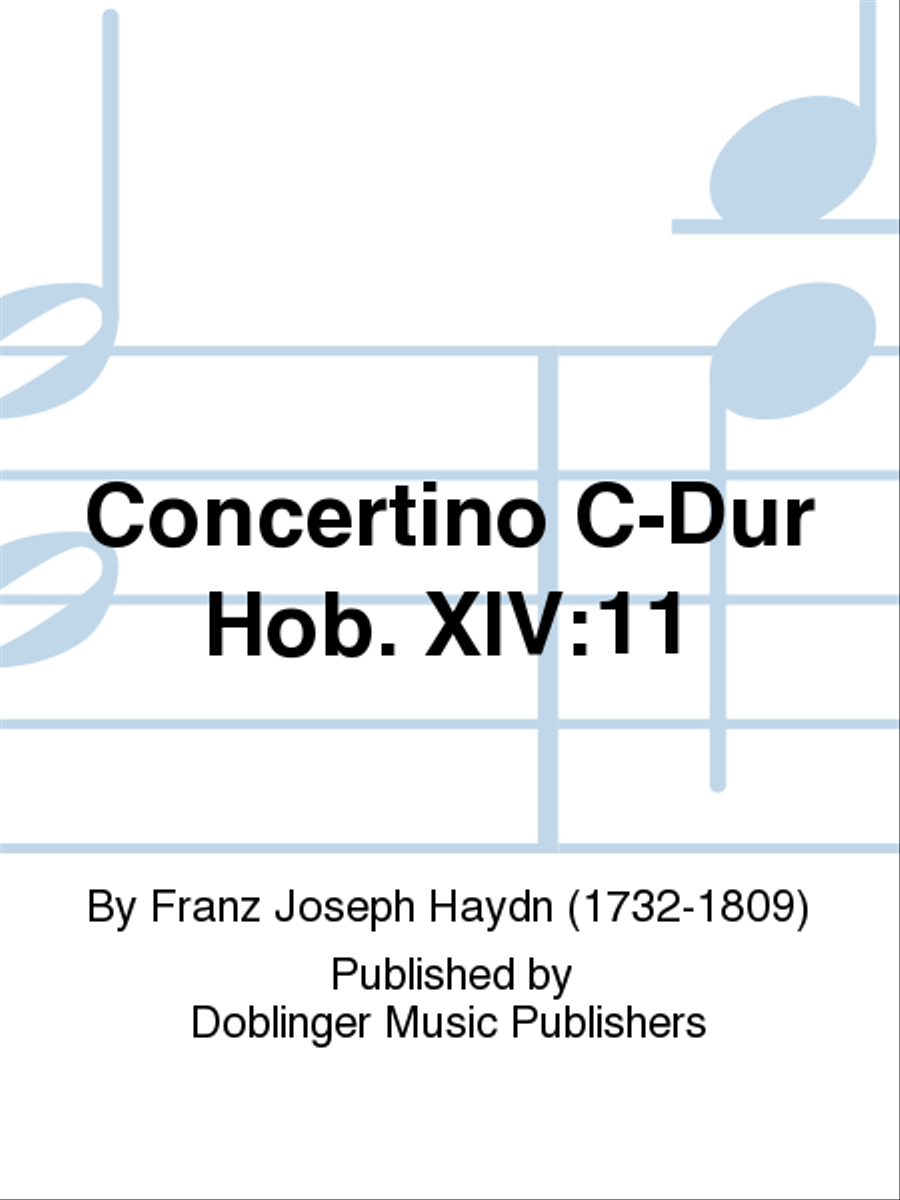 Concertino C-Dur Hob. XIV:11 Piano scores gallery preview page 1