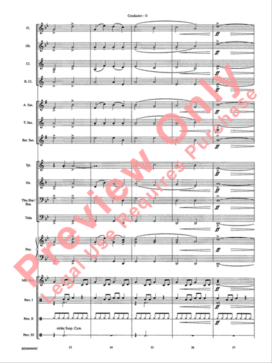 Cameroon Cameroon Concert Band scores gallery preview page 14