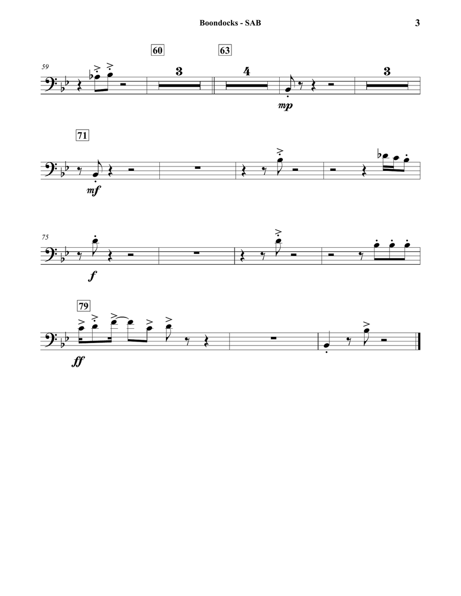 Boondocks Concert Band scores gallery preview page 6