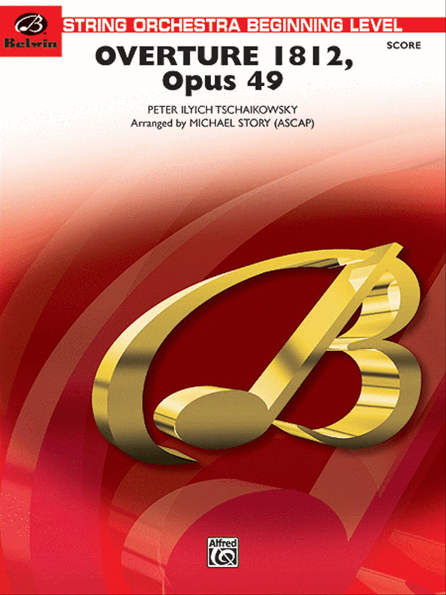 Overture 1812, Opus 49 Overture 1812, Opus 49 String Orchestra scores gallery preview page 1