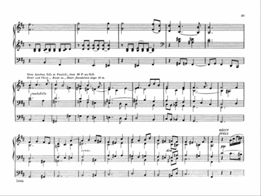 Franck: Complete Organ Works, Volume IV Choir scores gallery preview page 4