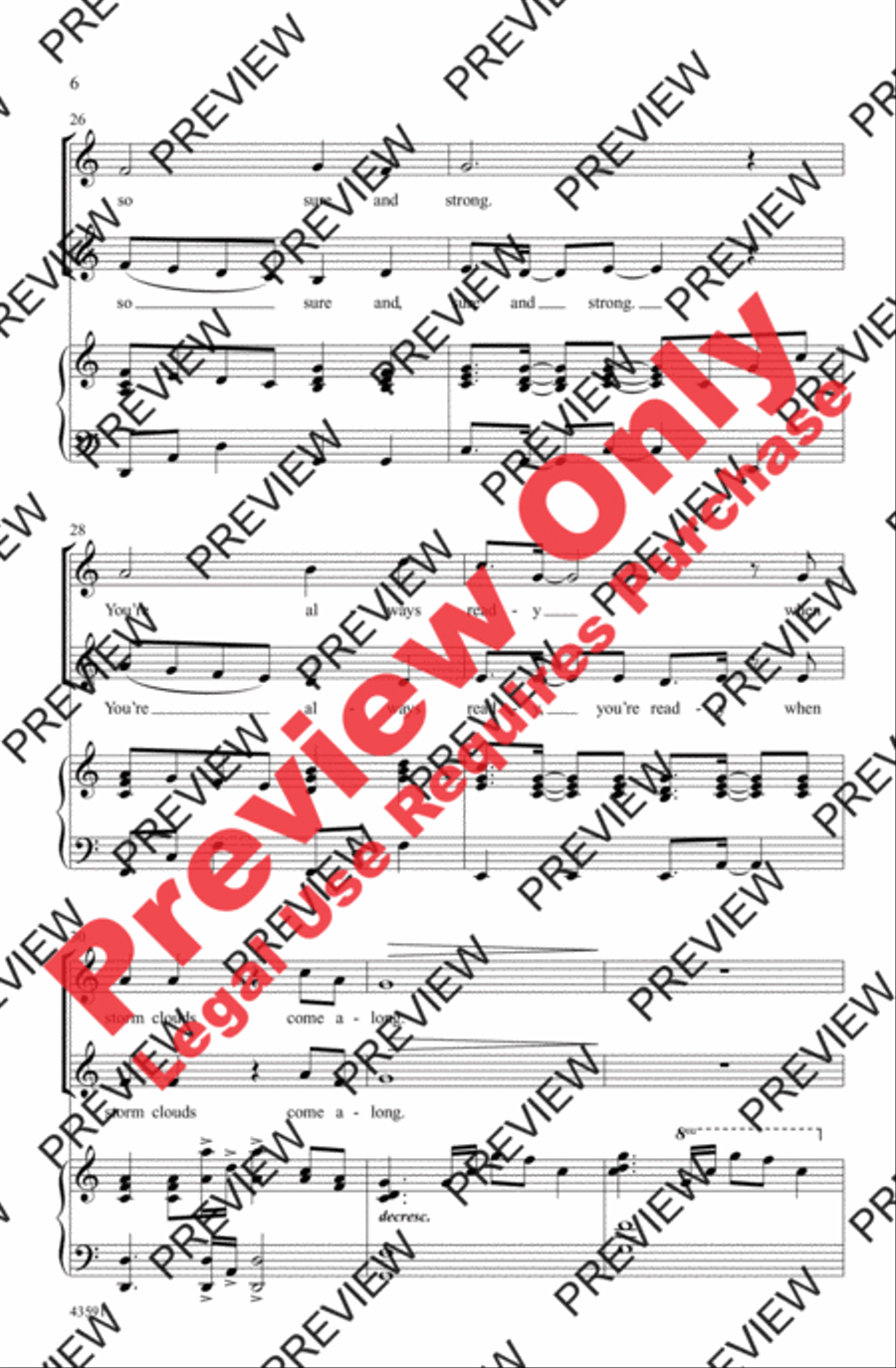 In the Arms of an Oak 2-Part scores gallery preview page 6