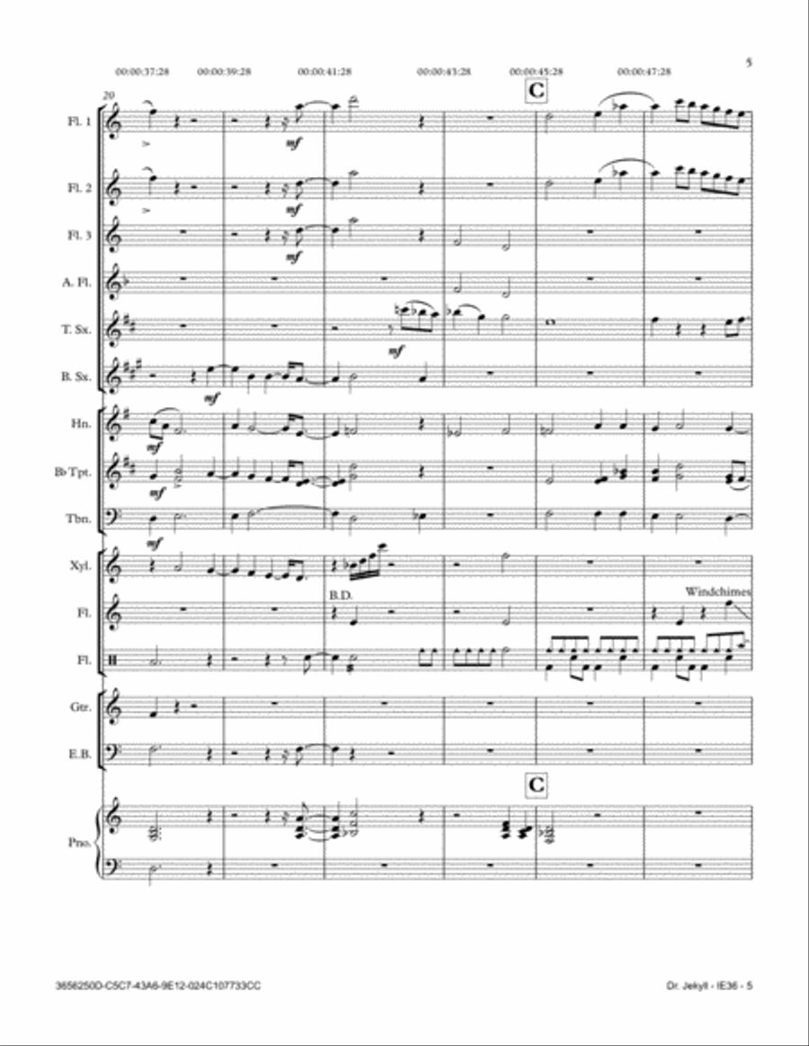 Dr. Jekyl Full Orchestra scores gallery preview page 5