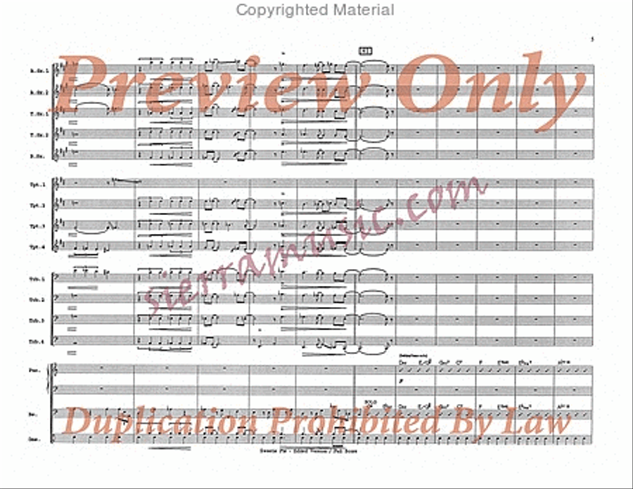Sweetie Pie (Edited) (aka Easy Chair) Big Band scores gallery preview page 6