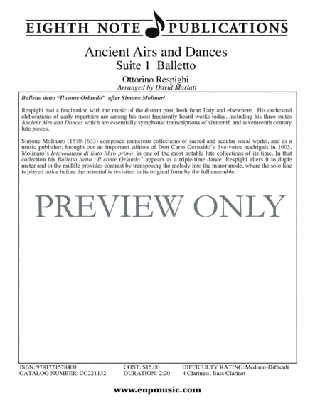 Ancient Airs and Dances