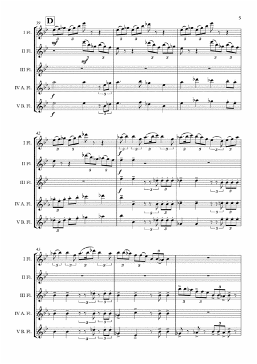 This Is Berk Flute Choir scores gallery preview page 6