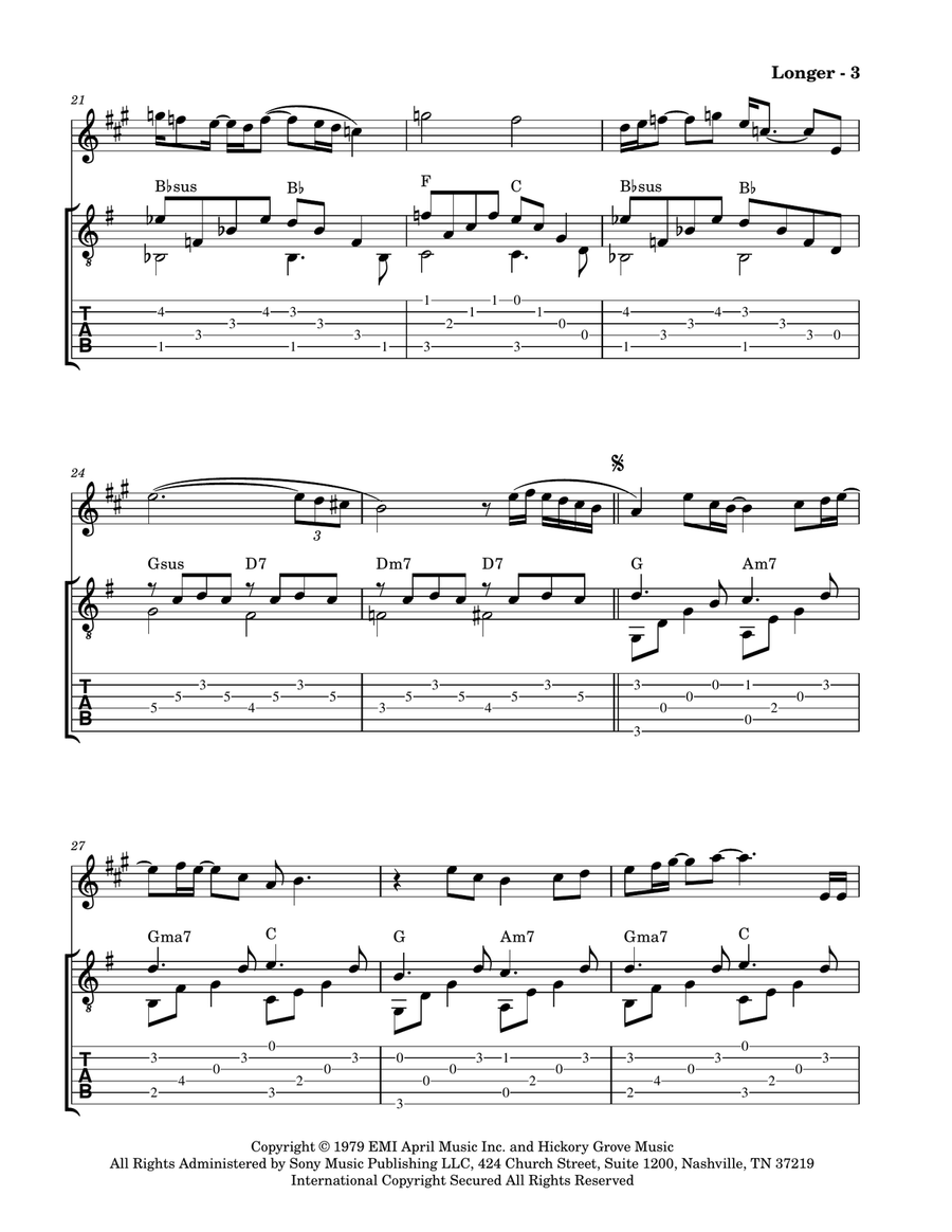 Longer Longer Clarinet scores gallery preview page 5