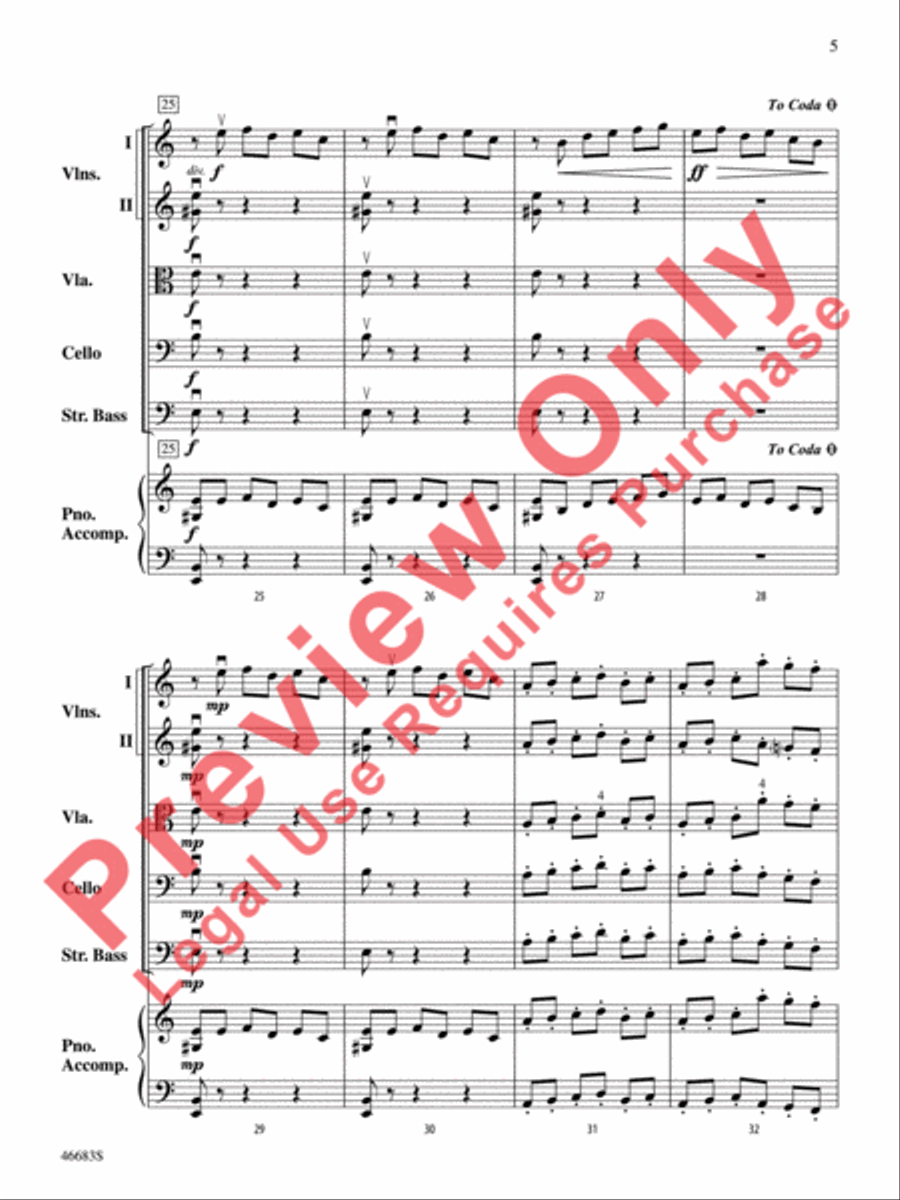 Legend of Asturias String Orchestra scores gallery preview page 6