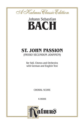 Book cover for St. John Passion