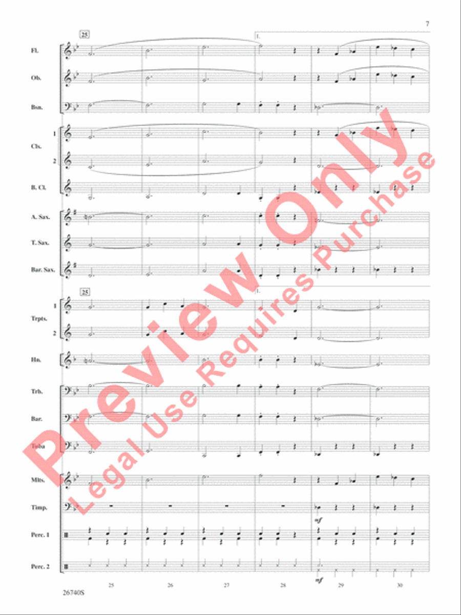 It's the Most Wonderful Time of the Year Concert Band scores gallery preview page 8