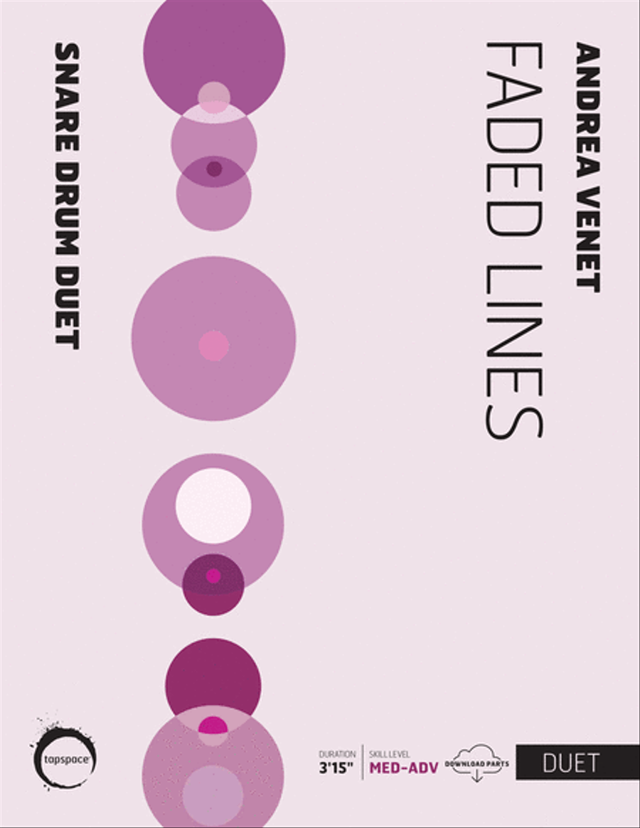 Faded Lines Faded Lines Percussion scores gallery preview page 1