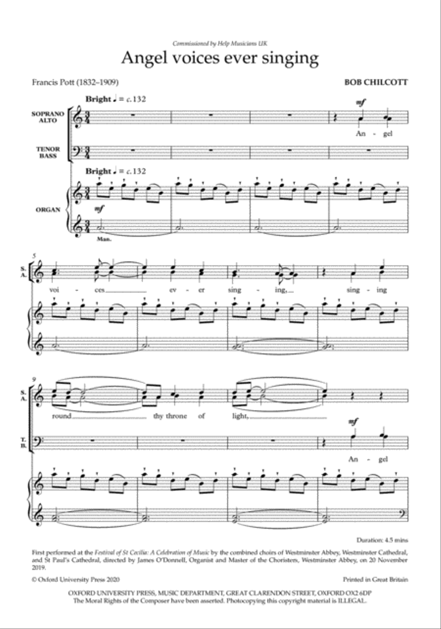 Angel voices ever singing 4-Part scores gallery preview page 2