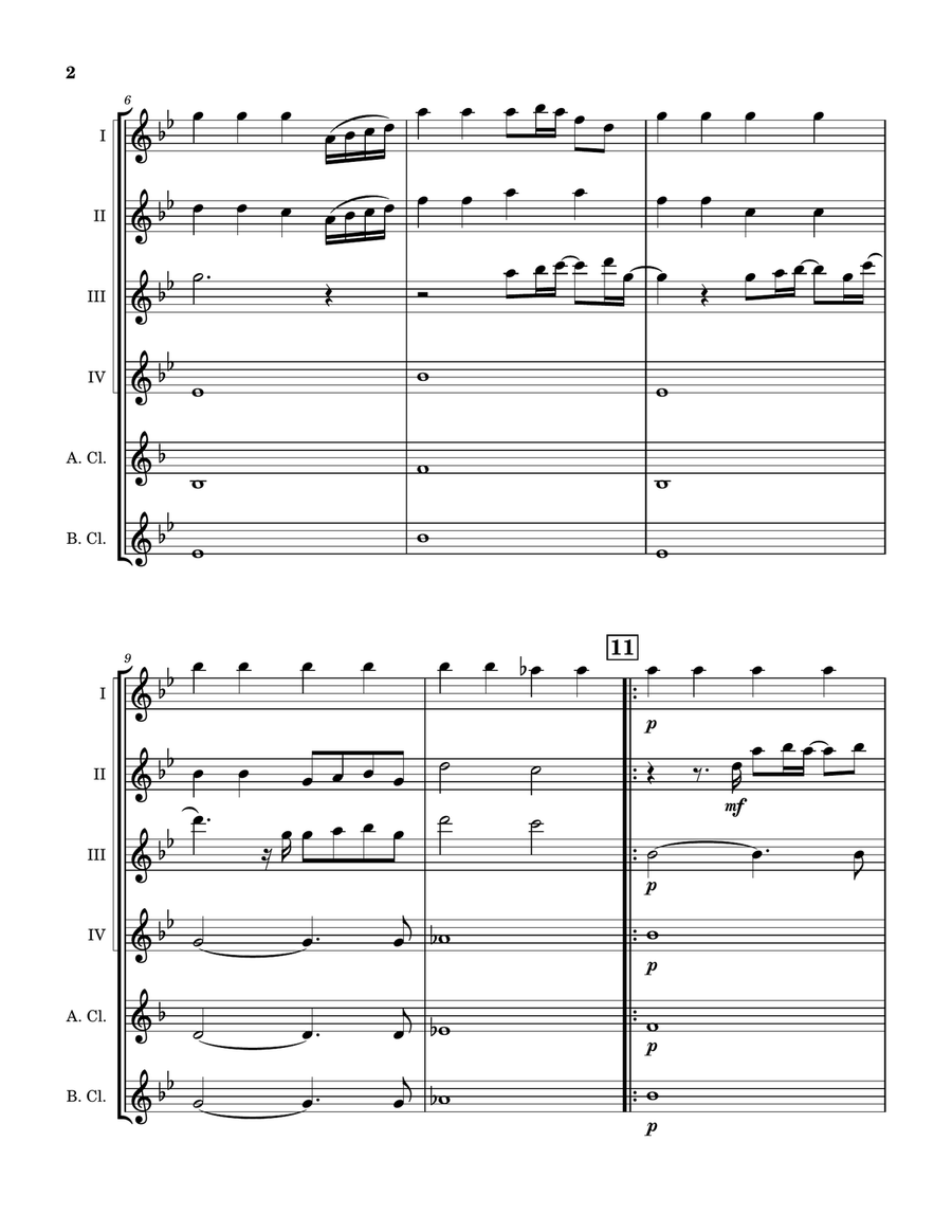 Something About December Clarinet Quintet scores gallery preview page 3