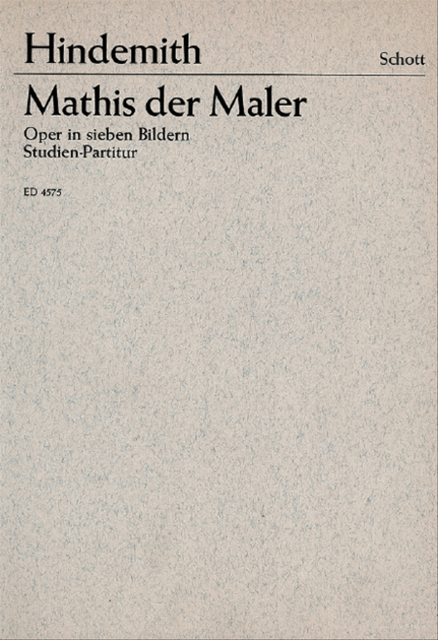 Mathis der Maler Voice scores gallery preview page 1