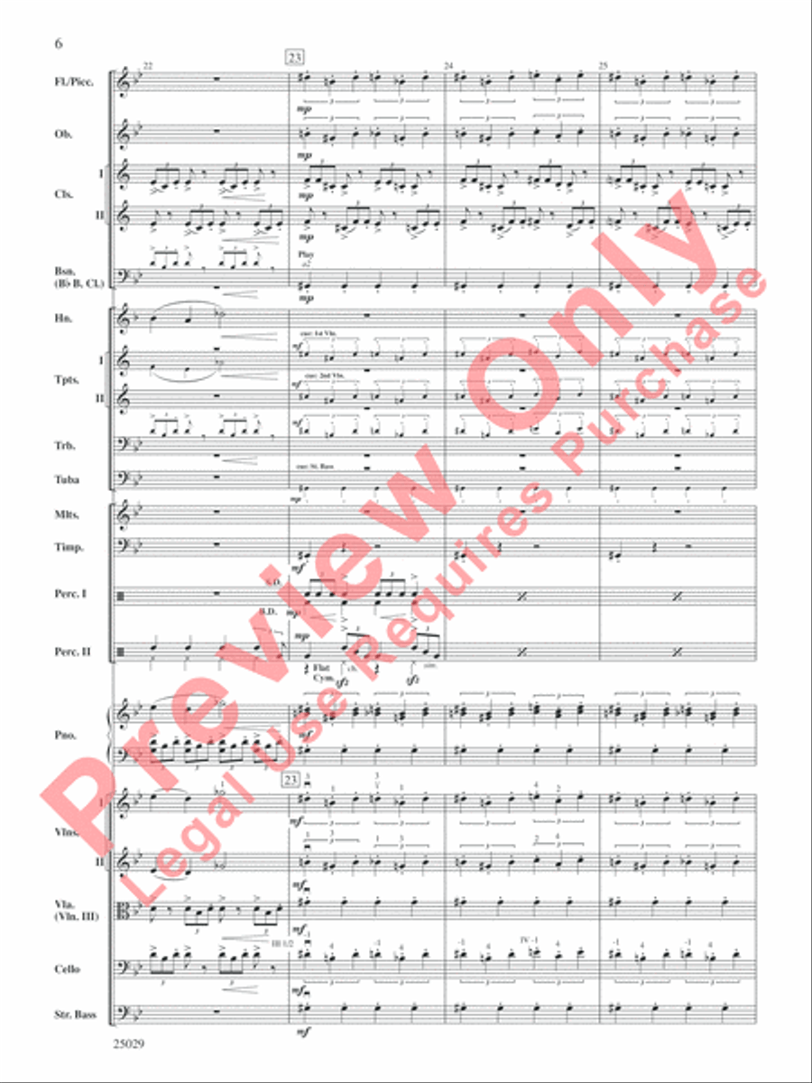 Charlie and the Chocolate Factory, Selections from the Original Movie Soundtrack Full Orchestra scores gallery preview page 7