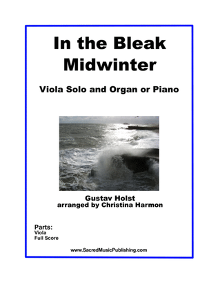 In the Bleak Midwinter - Viola Solo and Organ or Piano