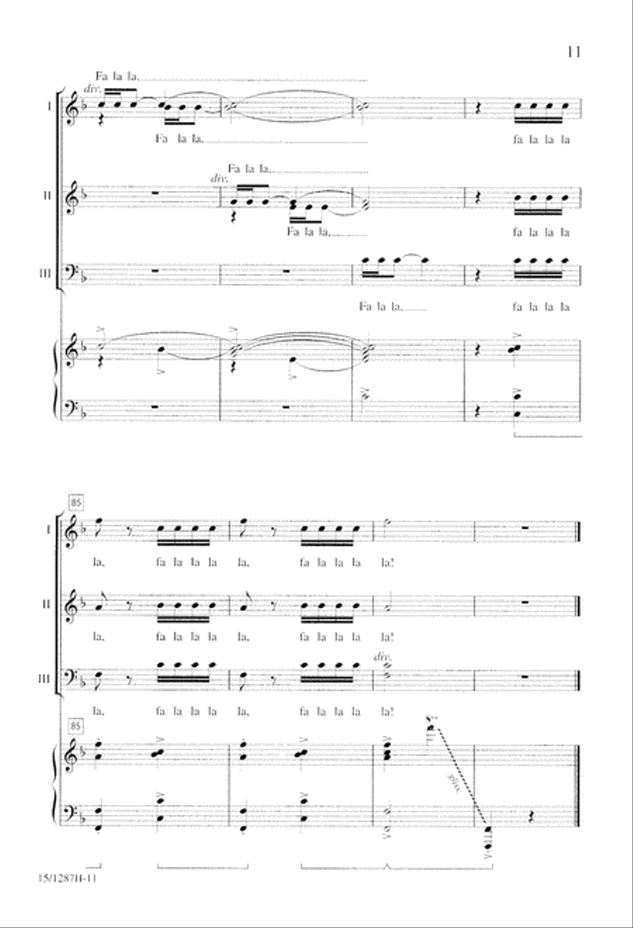 Winter Carnival Winter Carnival 3-Part scores gallery preview page 11