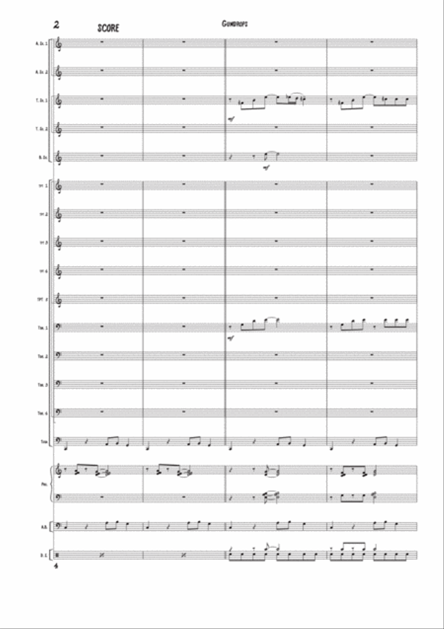 Gumdrops Jazz Ensemble scores gallery preview page 2