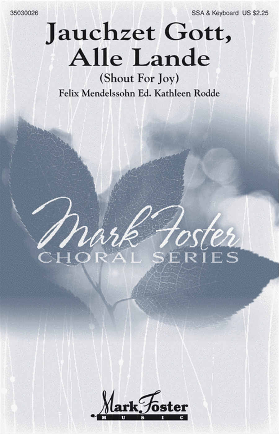 Jauchzet Gott, Alle Lande SSAA scores gallery preview page 1
