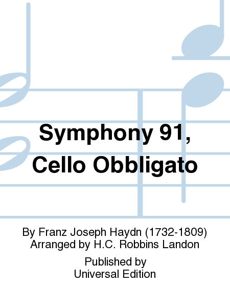 Symphony 91, Cello Obbligato