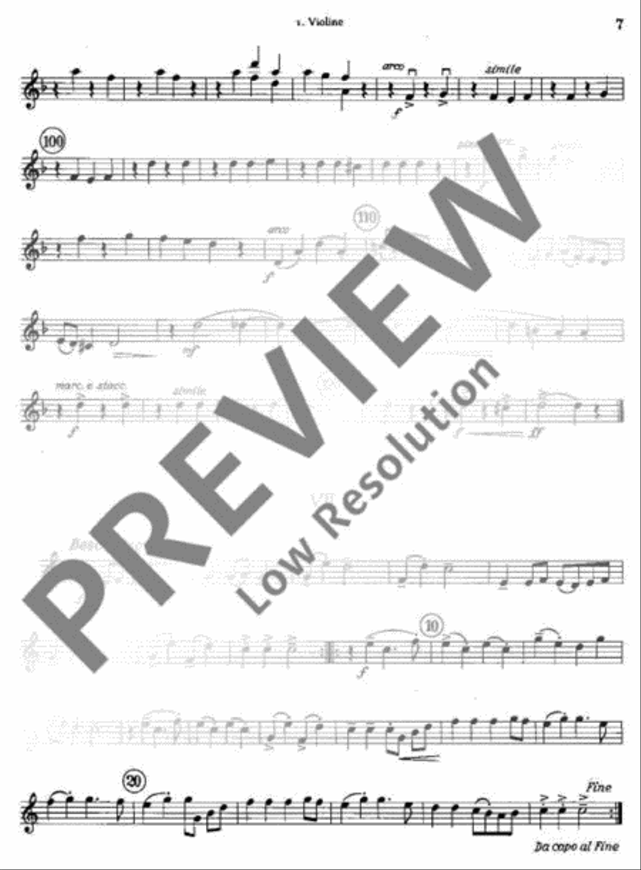 Tanzlieder-Kantate Violin scores gallery preview page 7