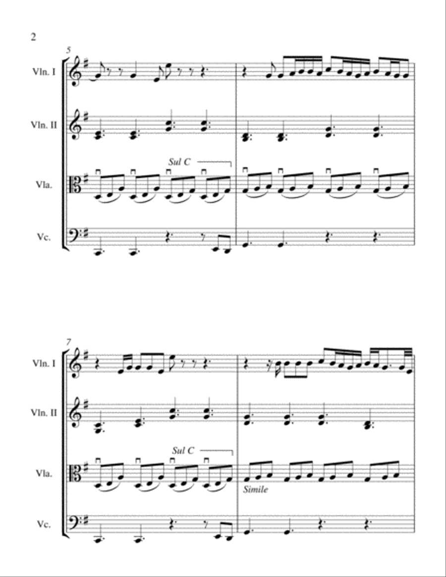 1+1 1+1 String Quartet scores gallery preview page 4