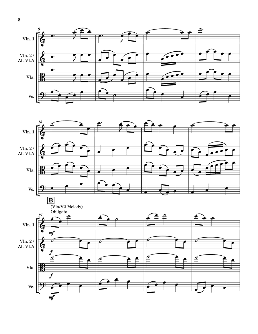 A Time For Us (love Theme) String Trio scores gallery preview page 2