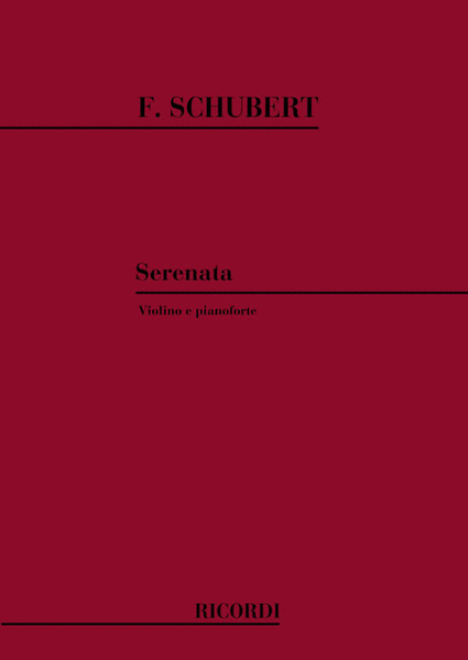 Serenata D. 957 N. 4  Sheet Music