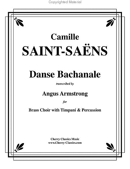 Danse Bachanale for Brass Choir with Timpani & Percussion image number null