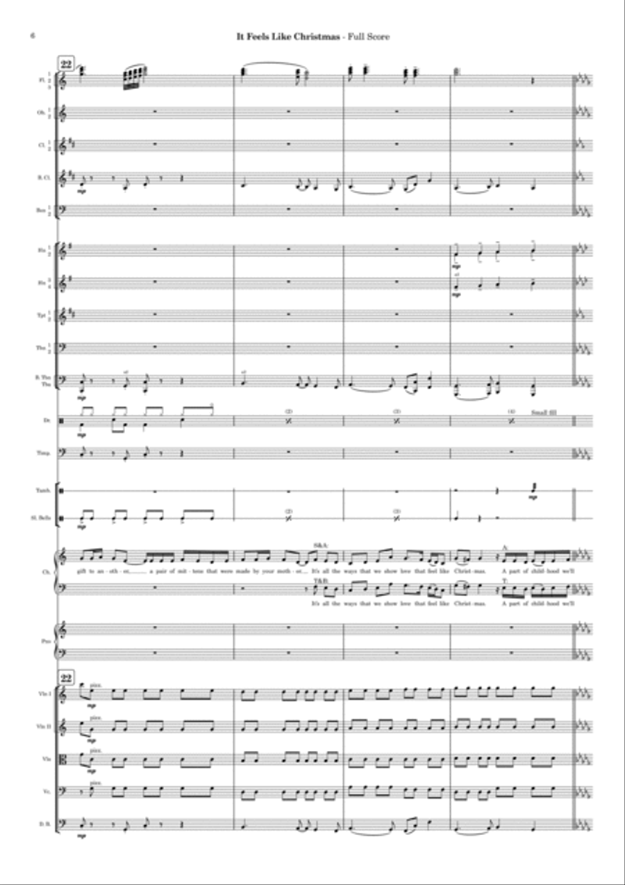 It Feels Like Christmas It Feels Like Christmas Full Orchestra scores gallery preview page 6