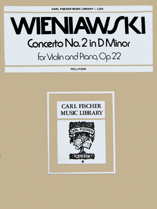 Book cover for Concerto No. 2 In D Minor