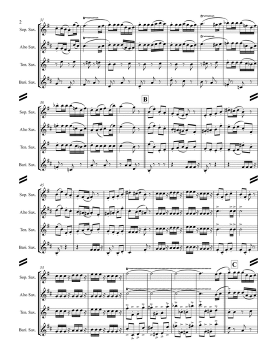 Bizet – Selections from CARMEN (for Saxophone Quartet SATB) image number null